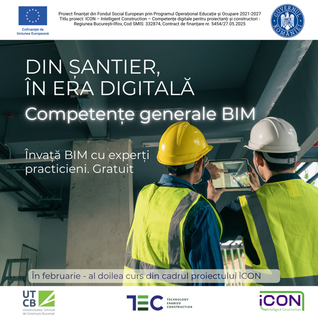 Primii 28 de profesioniști iCON-BI: începutul unei comunități BIM în construcții